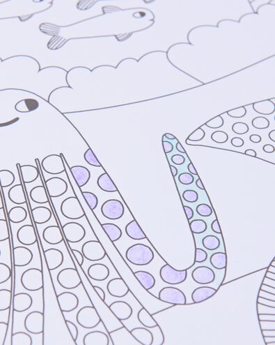 livre de coloriage A4 sous-marin - 15900463 - HEMA