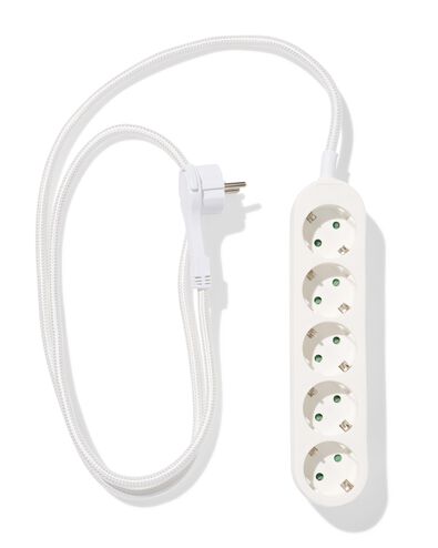 multiprise 5 prises 1,5 m - 81000114 - HEMA