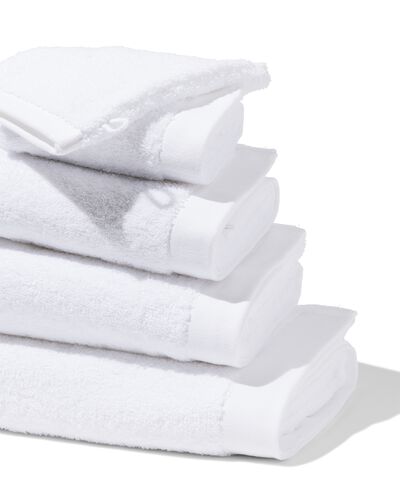 serviettes de bain - h&ocirc;tel extra doux blanc blanc - 1000015150 - HEMA