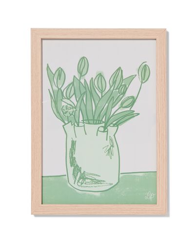 cadre photo bois A4 naturel A4 bois - 13621037 - HEMA