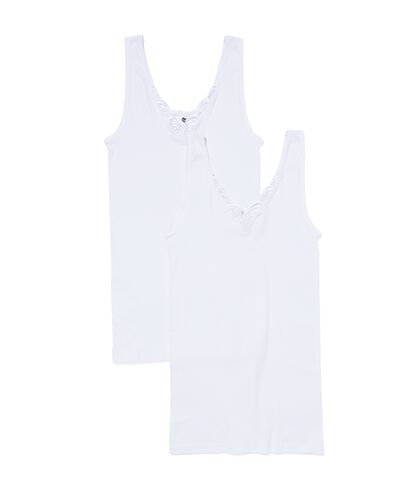 2er-Pack Damen-Hemden wei&szlig; - 1000002169 - HEMA