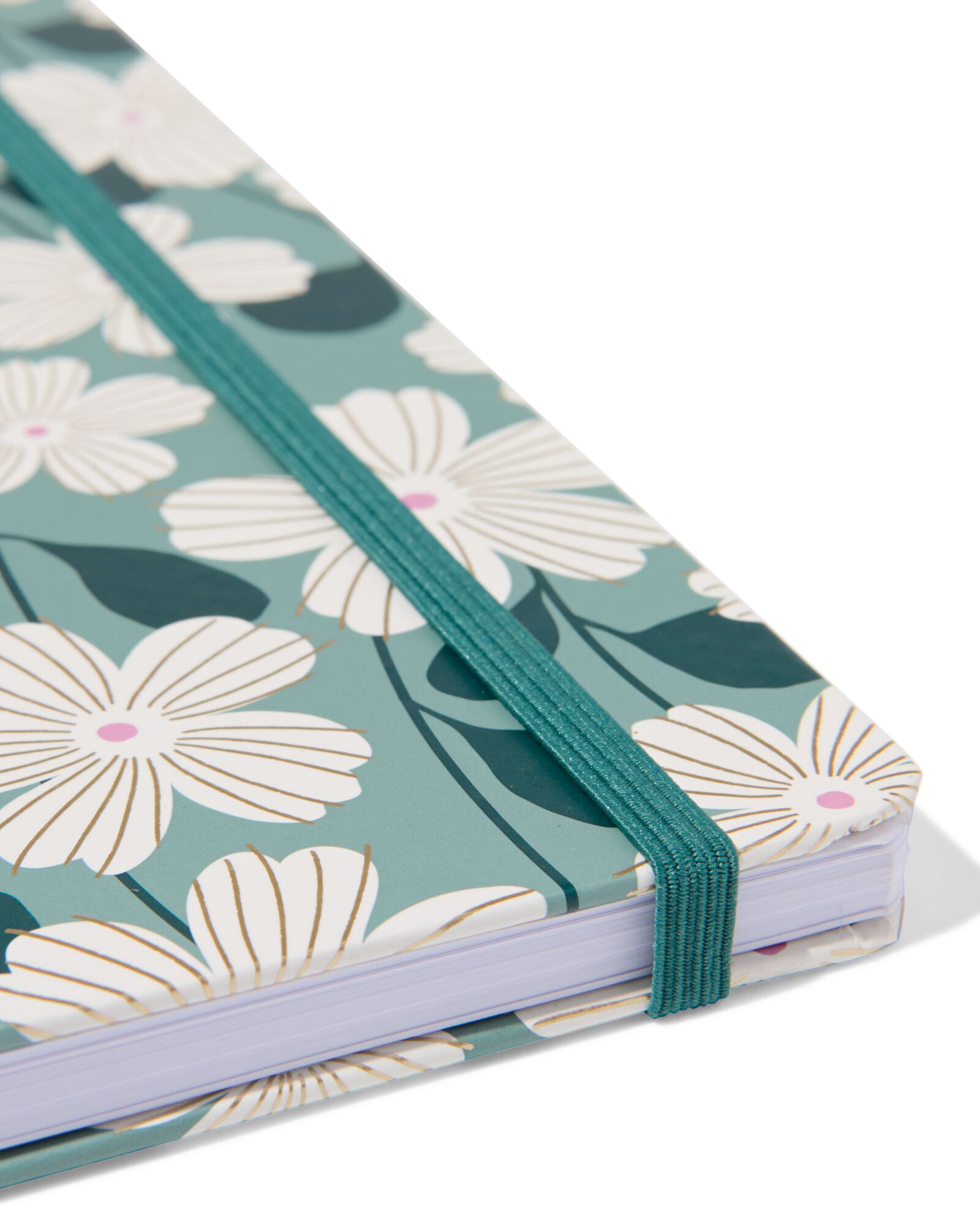 carnet A5 lign&eacute; avec fleurs - 14100213 - HEMA