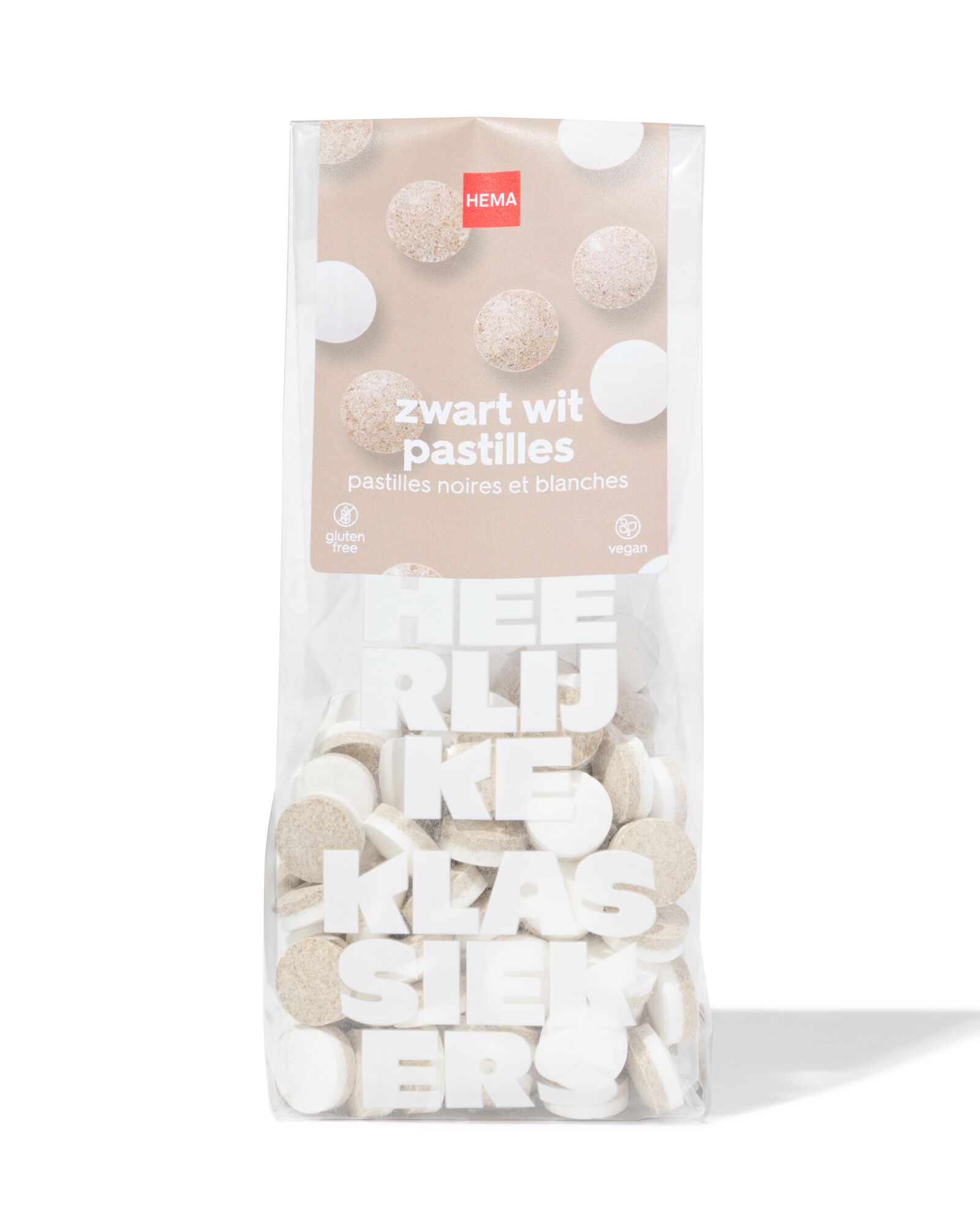 Pastilles noires et blanches 150g - 10200115 - HEMA