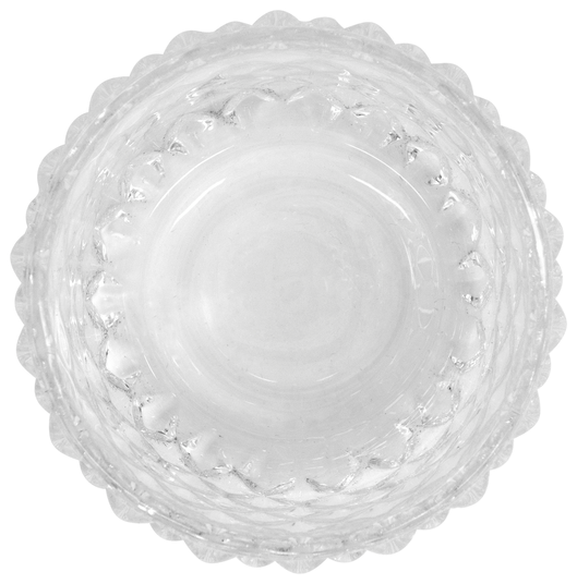 Teelichthalter, Karorelief, Ø 6 x 5 cm, Glas, transparent - 13312220 - HEMA