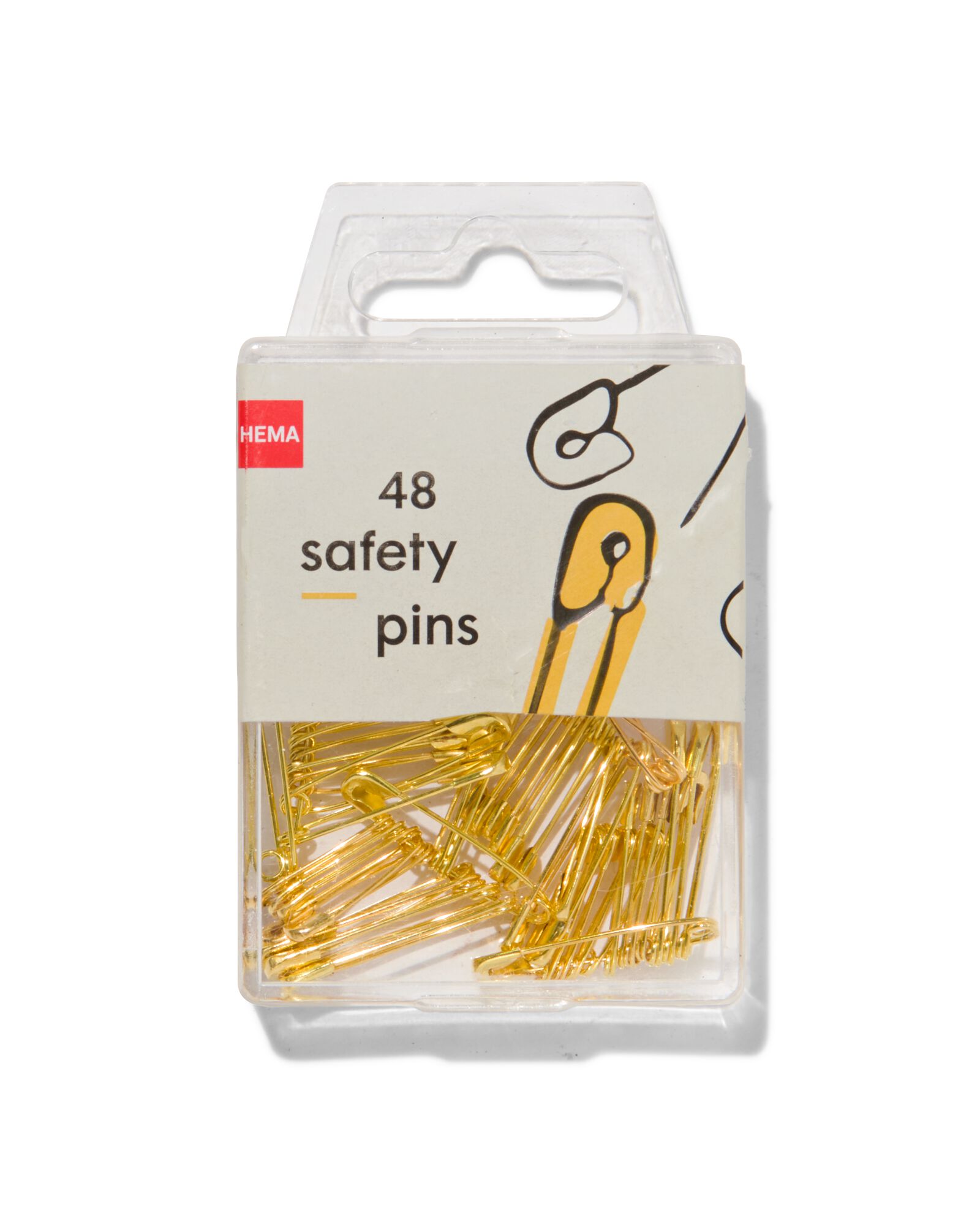 veiligheidsspelden - 48 stuks - 1472077 - HEMA