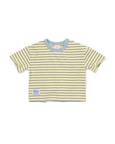Baby-T-Shirt gestreift hellgelb hellgelb - 33189470LIGHTYELLOW - HEMA