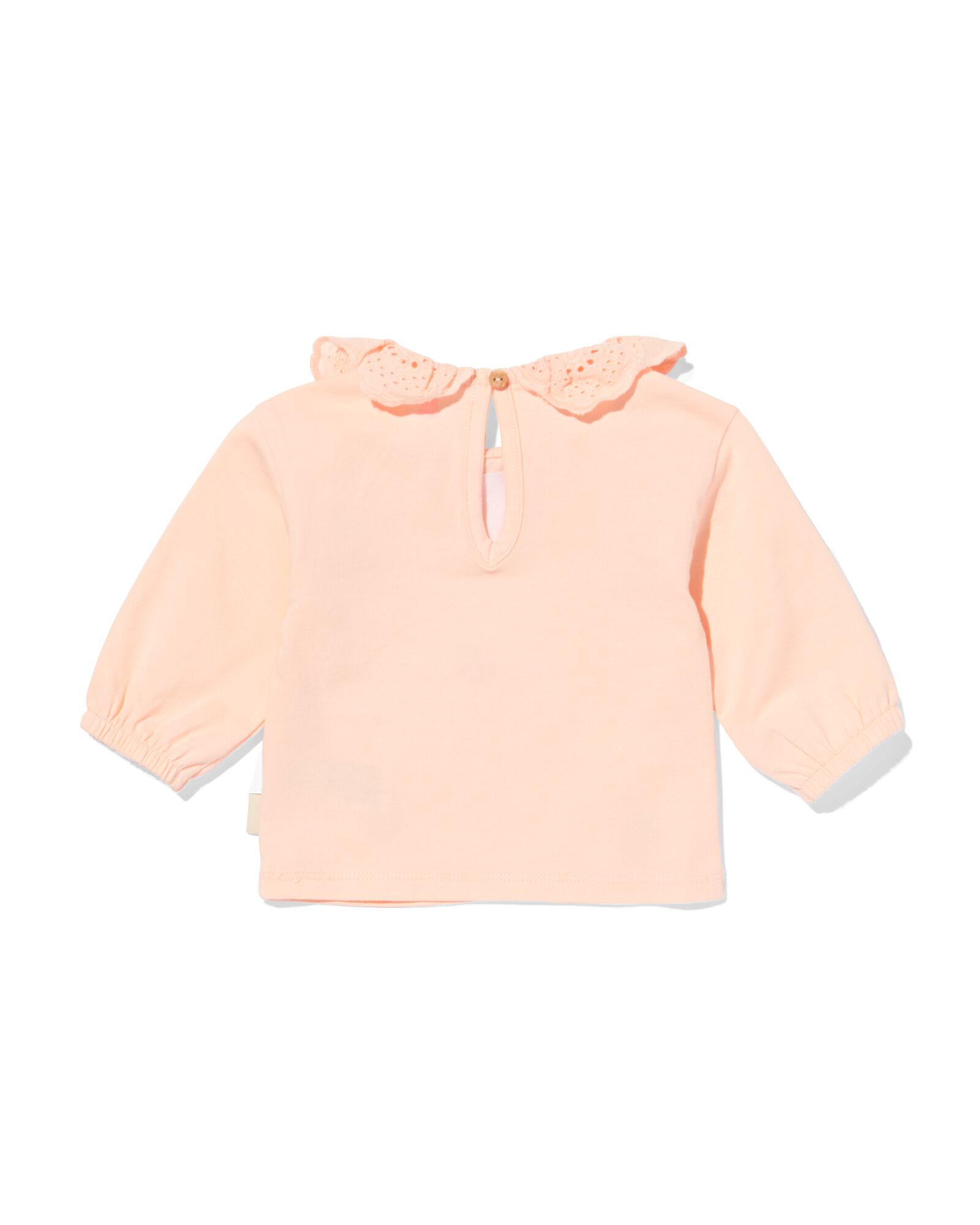 newborn T-shirt fruit zalmroze - 33443920SALMONPINK - HEMA