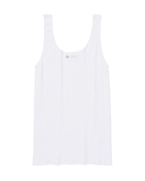 d&eacute;bardeur femme sans coutures microfibre blanc blanc - 1000002074 - HEMA