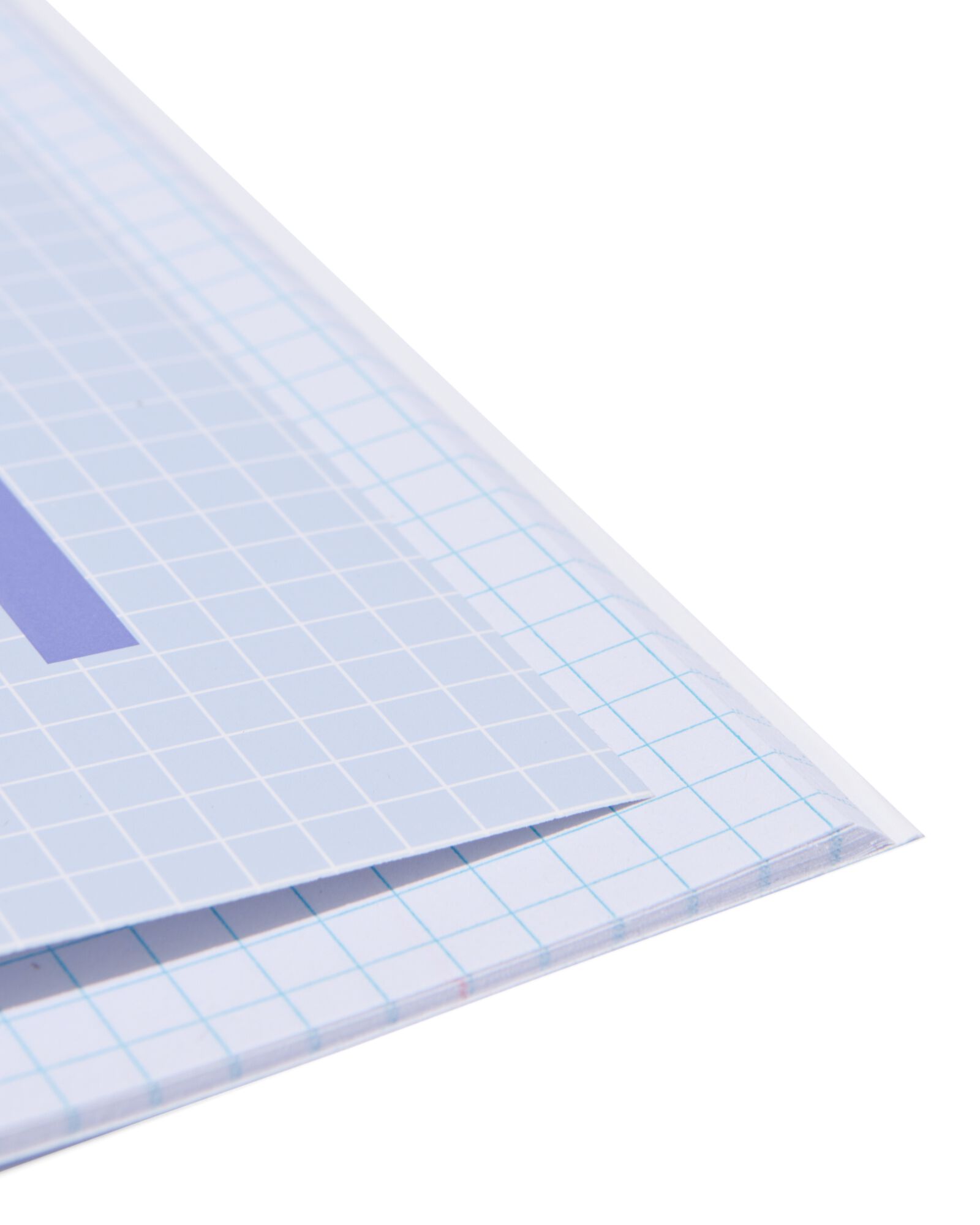 schriften A4 geruit 5mm blauw - 3 stuks - 14120227 - HEMA