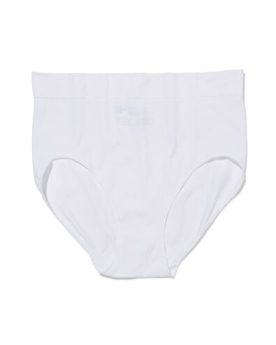 dames tailleslip naadloos micro wit - 1000002024 - HEMA