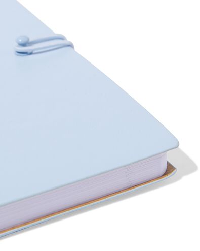 Notizbuch 12,8x17,8 PU liniert, Blau - 14120129 - HEMA