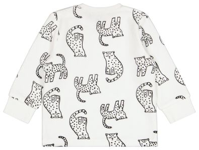 pyjama bébé en velours guépard blanc - 1000024780 - HEMA