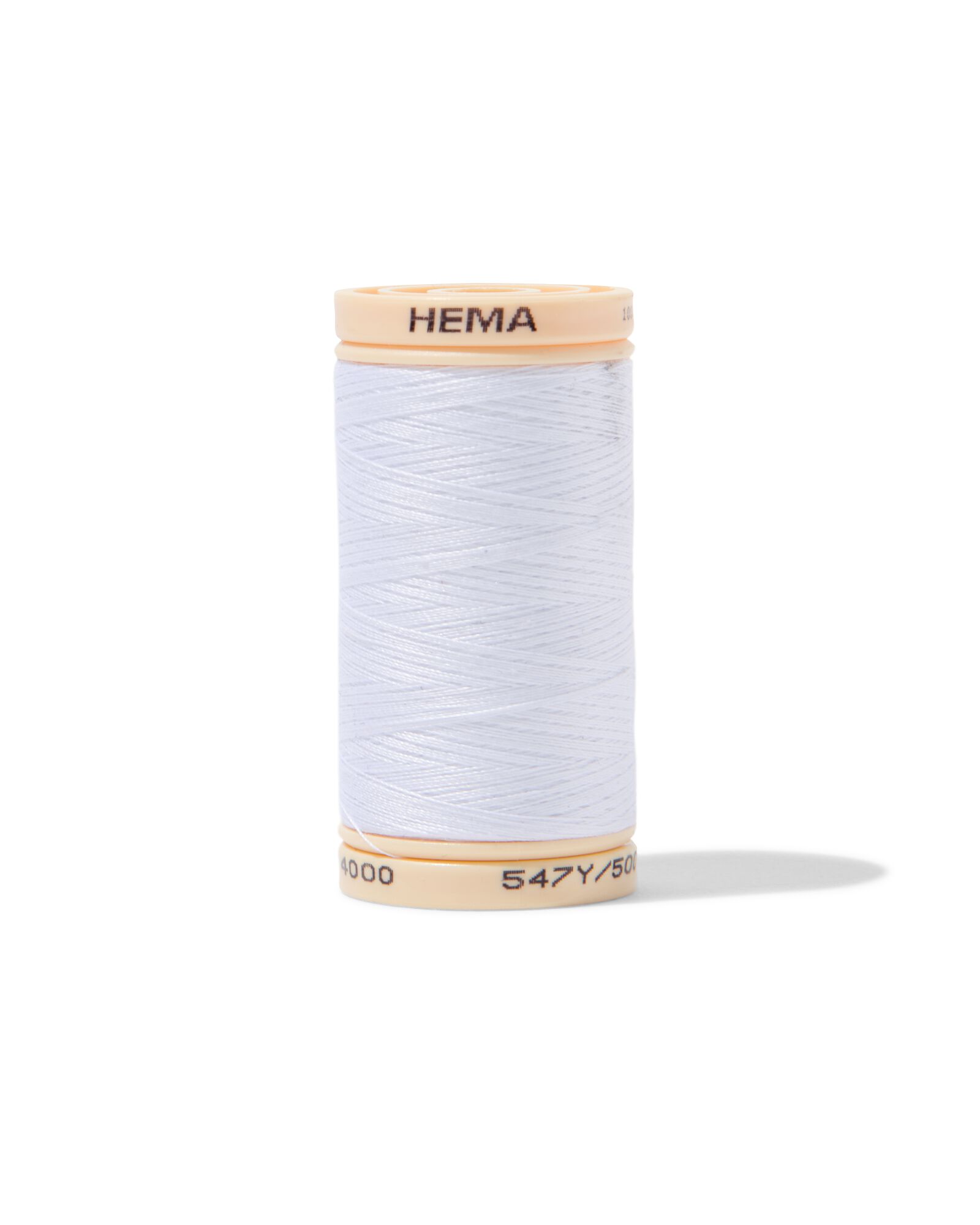 N&auml;hgarn, Baumwolle, 500 m, wei&szlig; - 1461500 - HEMA