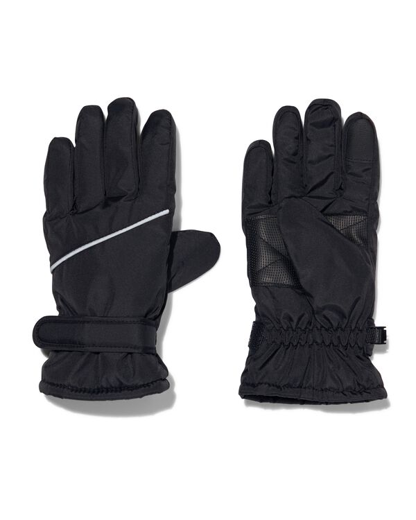 Kinder-Handschuhe, wasserabweisend, touchscreenfähig schwarz schwarz - 1000028927 - HEMA