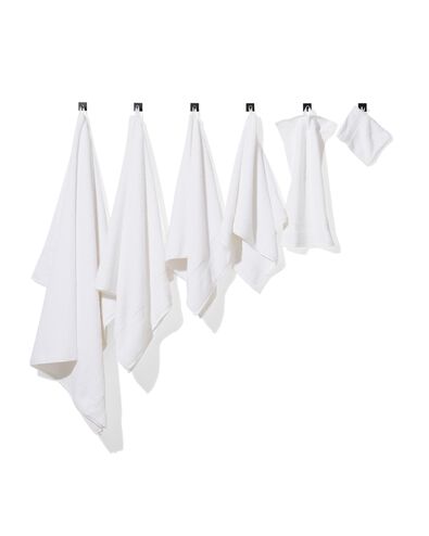 baddoek zware kwaliteit 70 x 140 - wit wit handdoek 70 x 140 - 5214600 - HEMA