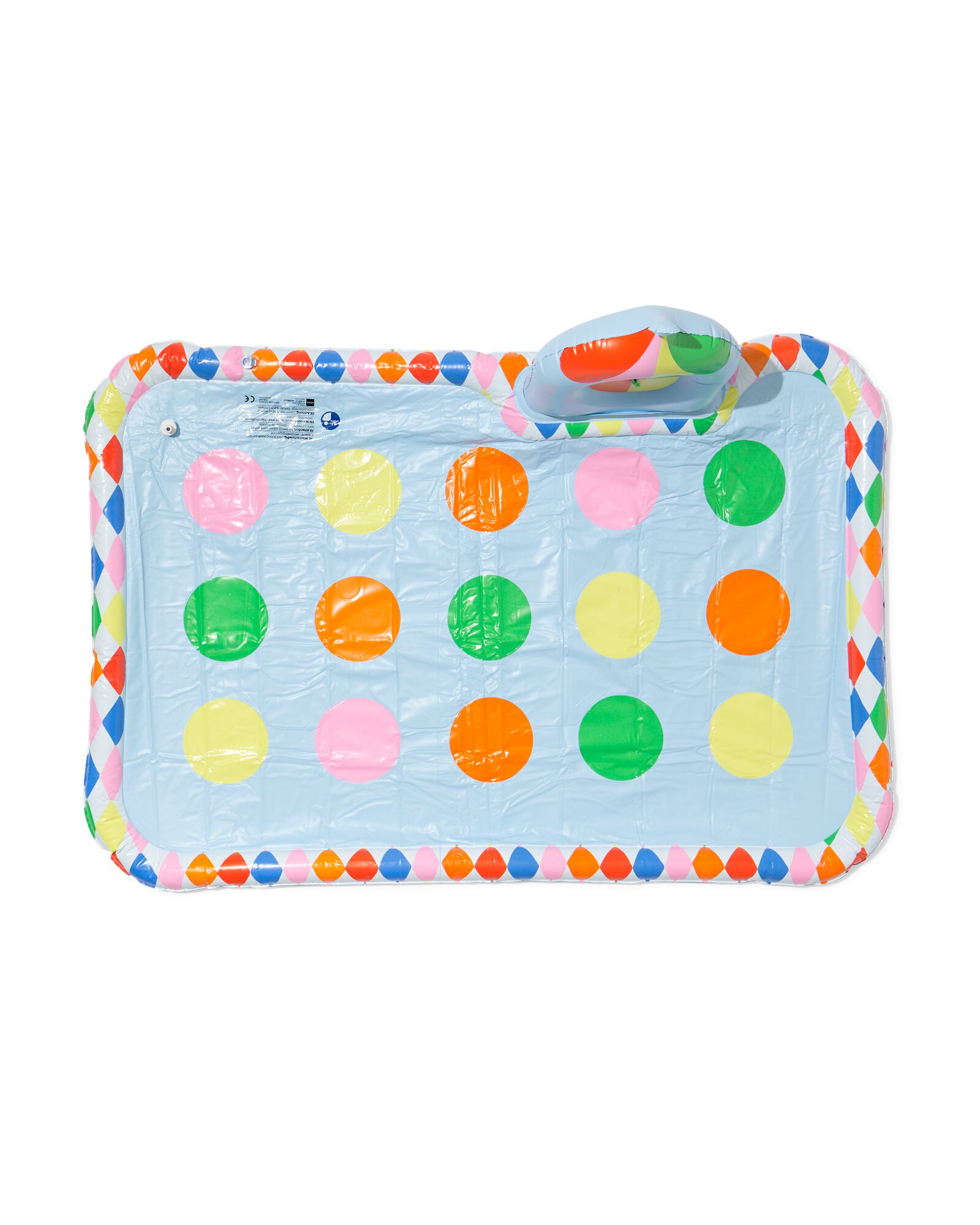 Aufblasbares Splash & Spin-Wasserspiel 175 &times; 120 &times; 60 cm - 15800095 - HEMA