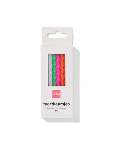 bougie g&acirc;teau 24 pi&egrave;ces  - 14250179 - HEMA