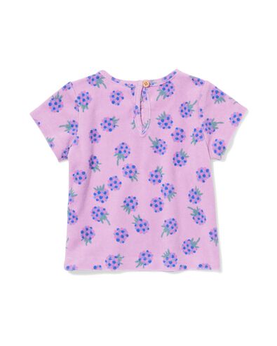 T-shirt b&eacute;b&eacute; en &eacute;ponge baies violet - 33089760PURPLE - HEMA