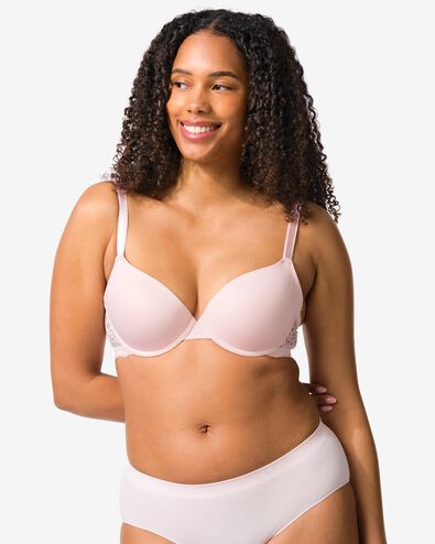 soutien-gorge push-up avec armatures rose p&acirc;le - 21805650LIGHTPINK - HEMA