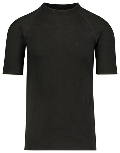heren thermo t-shirt schwarz schwarz - 1000018852 - HEMA