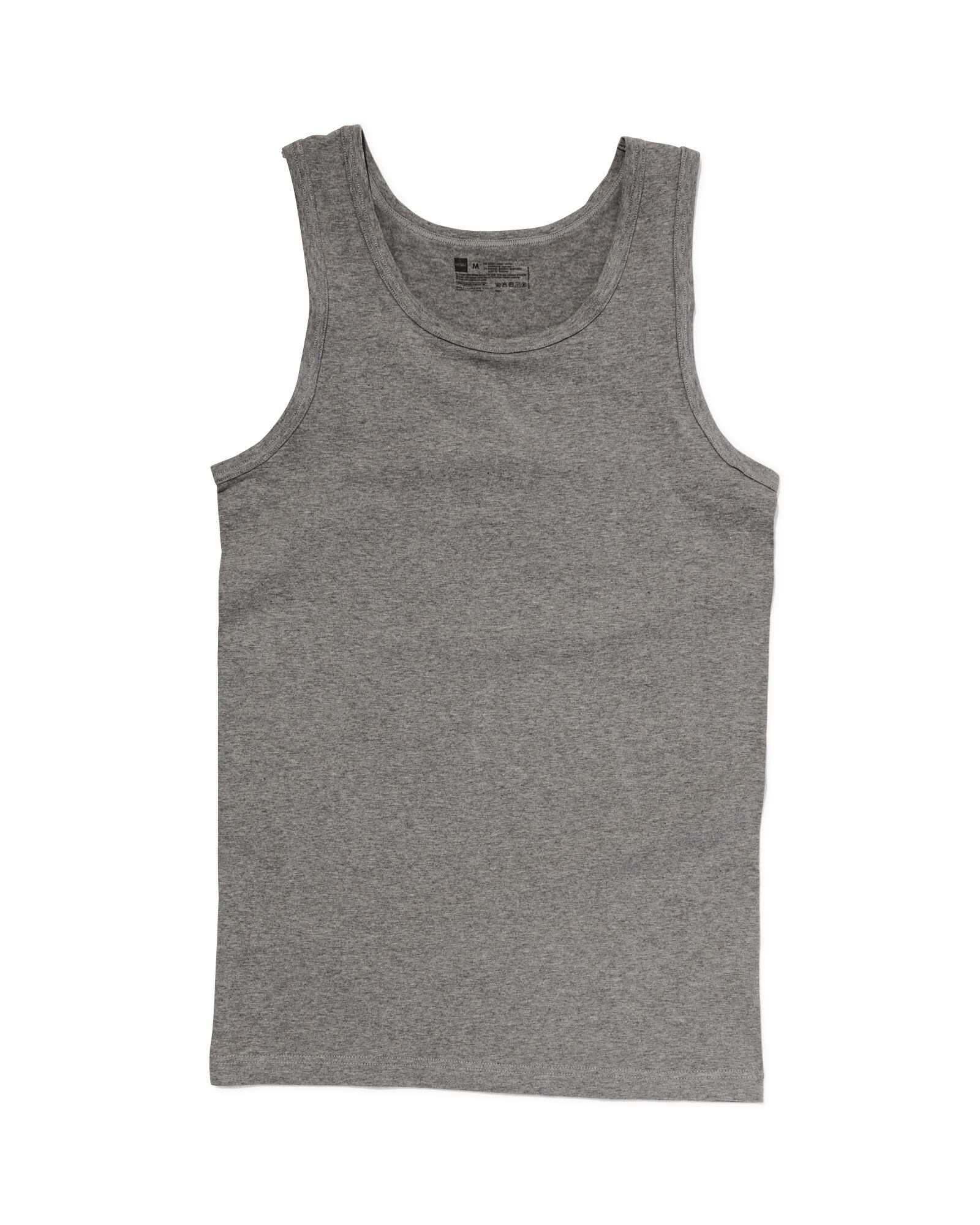 chemises homme sans couture perfect comfort - 2 pi&egrave;ces gris gris - 1000009849 - HEMA