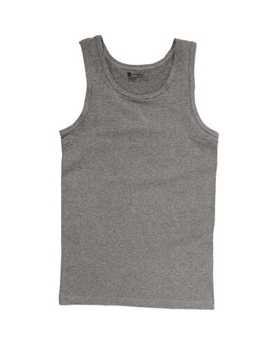 chemises homme sans couture perfect comfort - 2 pi&egrave;ces gris gris - 1000009849 - HEMA