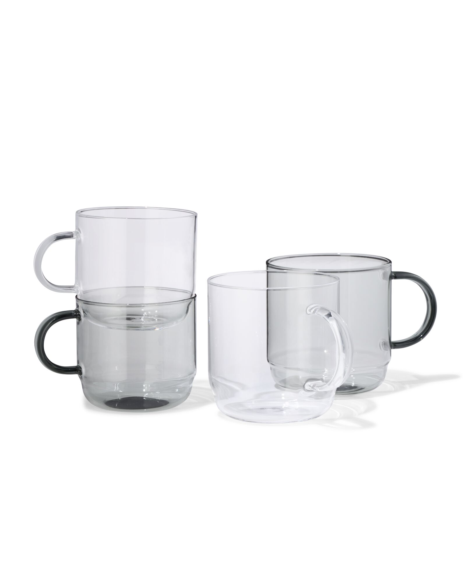 Cappuccinobecher 440 ml, Glas, transparent - 80660351 - HEMA