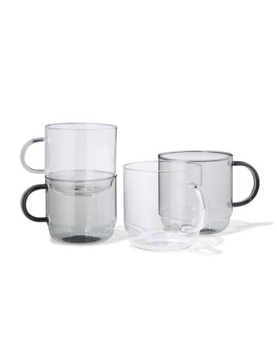 Cappuccinobecher 440 ml, Glas, transparent - 80660351 - HEMA