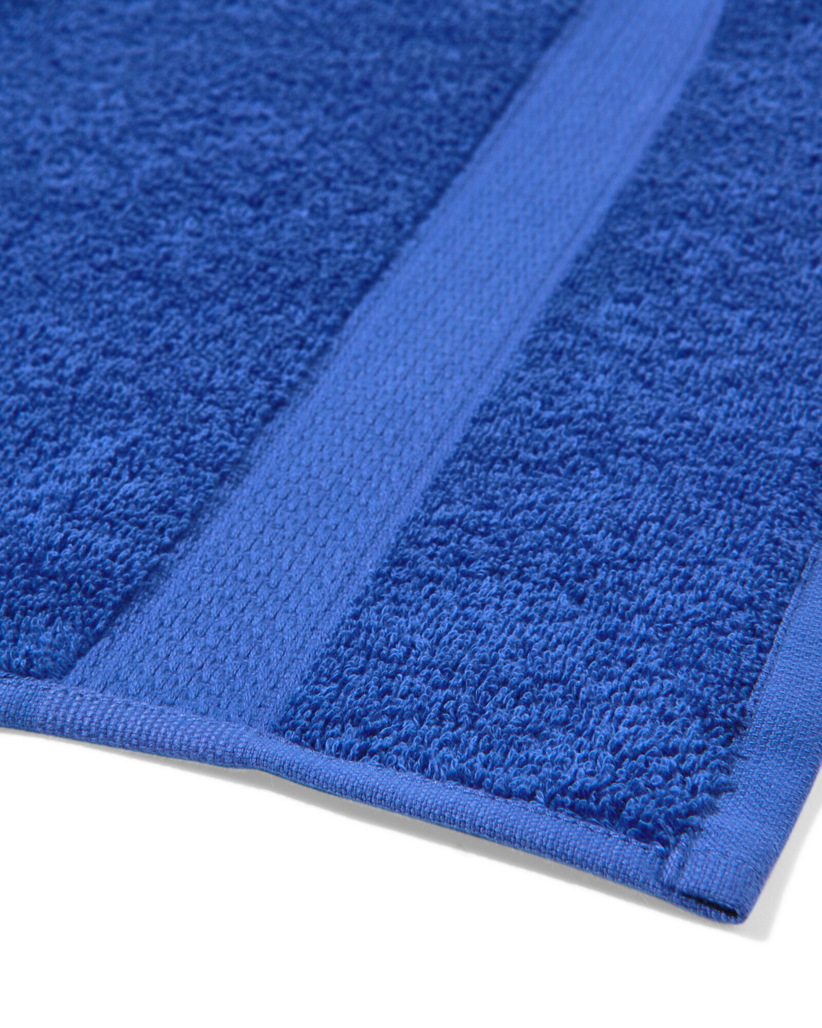 handdoeken - zware kwaliteit kobaltblauw handdoek 60 x 110 - 5282865 - HEMA