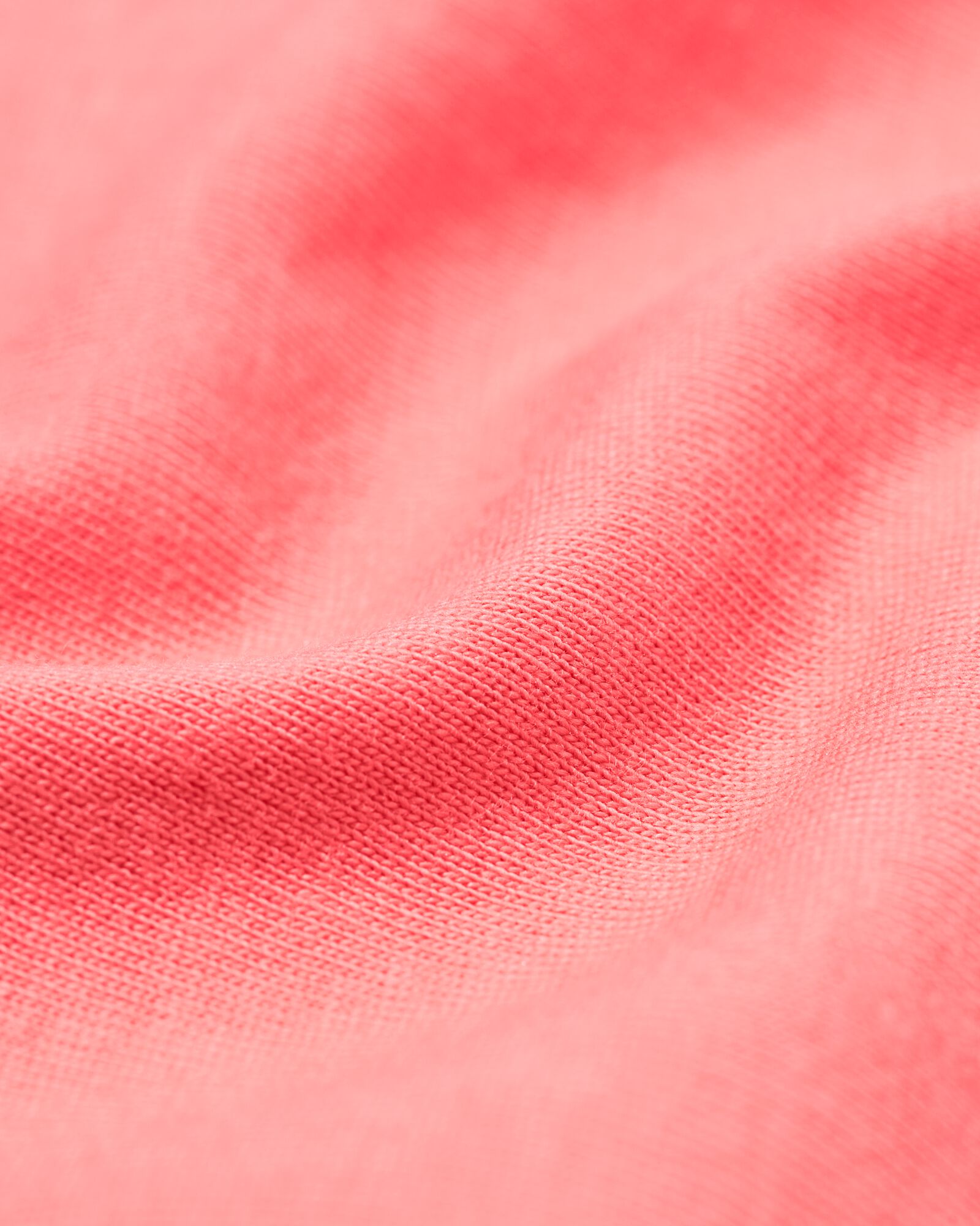 pyjacourt femme coton rayé rose corail - 23410360CORALPINK - HEMA