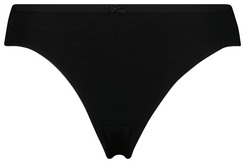3 slips femme coton stretch noir noir - 1000025061 - HEMA