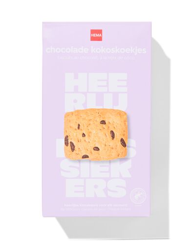 biscuits au chocolat et &agrave; la noix de coco 75 g - 10800017 - HEMA