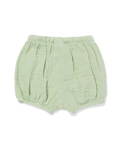 short nouveau-n&eacute; mousseline vert - 33422620GREEN - HEMA