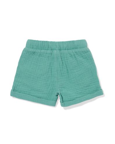 short en mousseline pour b&eacute;b&eacute; vert - 33135970GREEN - HEMA