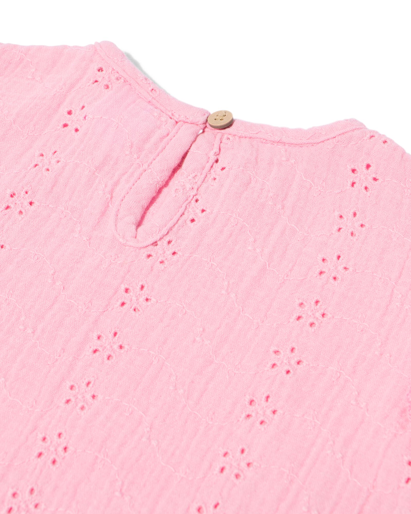 haut b&eacute;b&eacute; broderie rose rose - 33079170PINK - HEMA