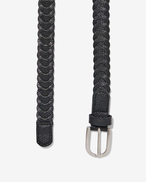 ceinture tressée femme 2cm noir - 1000029986 - HEMA