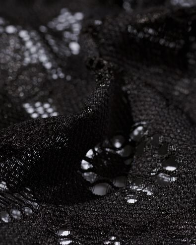 Damen-Brazilian, Mikrofaser, Spitze schwarz schwarz - 19640065BLACK - HEMA