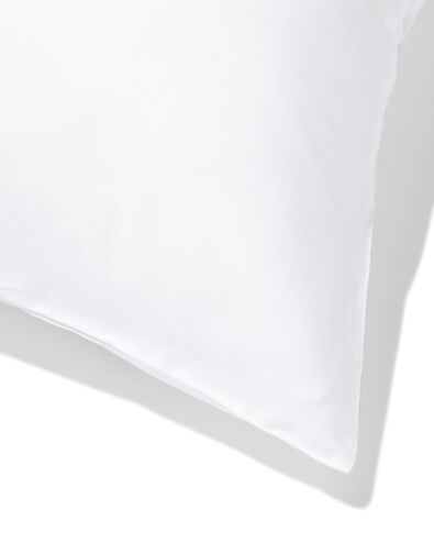 taies d'oreiller 60x70cm en percale de coton h&ocirc;tel blanc - 2 pi&egrave;ces - 5180047 - HEMA