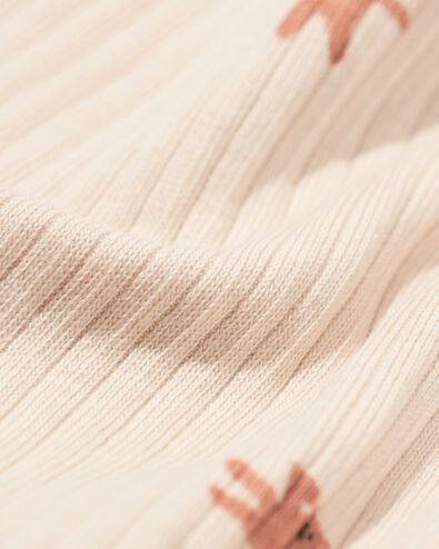 t-shirt c&ocirc;tel&eacute; nouveau-n&eacute; ours &eacute;cru - 33432420ECRU - HEMA