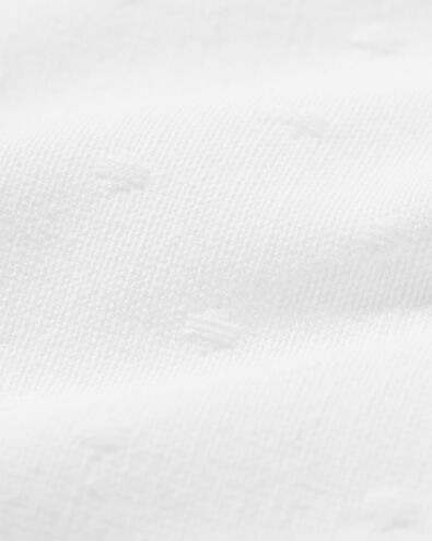 nappe 140x240 cm jacquard &agrave; pois blanc cass&eacute; - 5300143 - HEMA