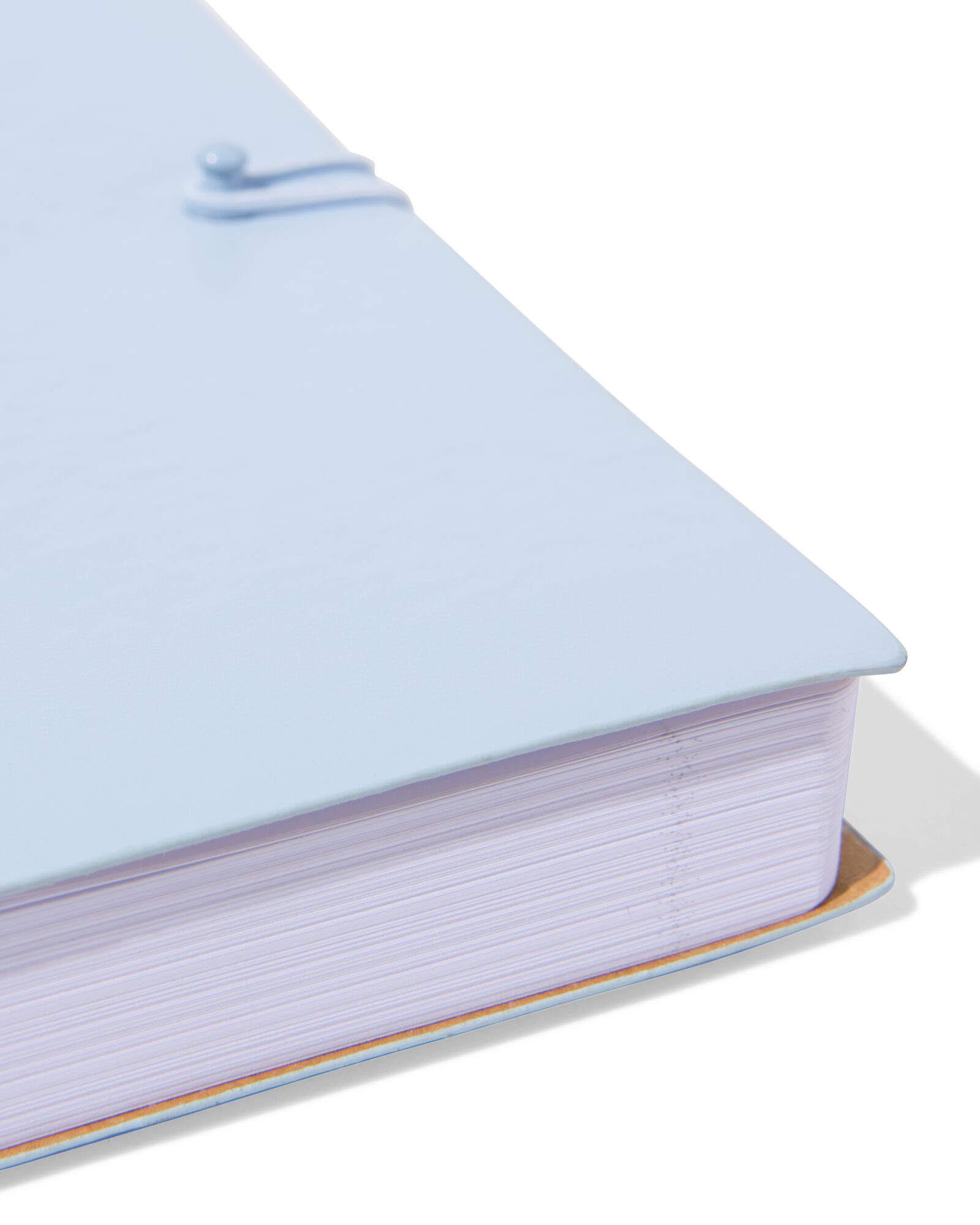 carnet A5 PU lignes bleu - 14120130 - HEMA