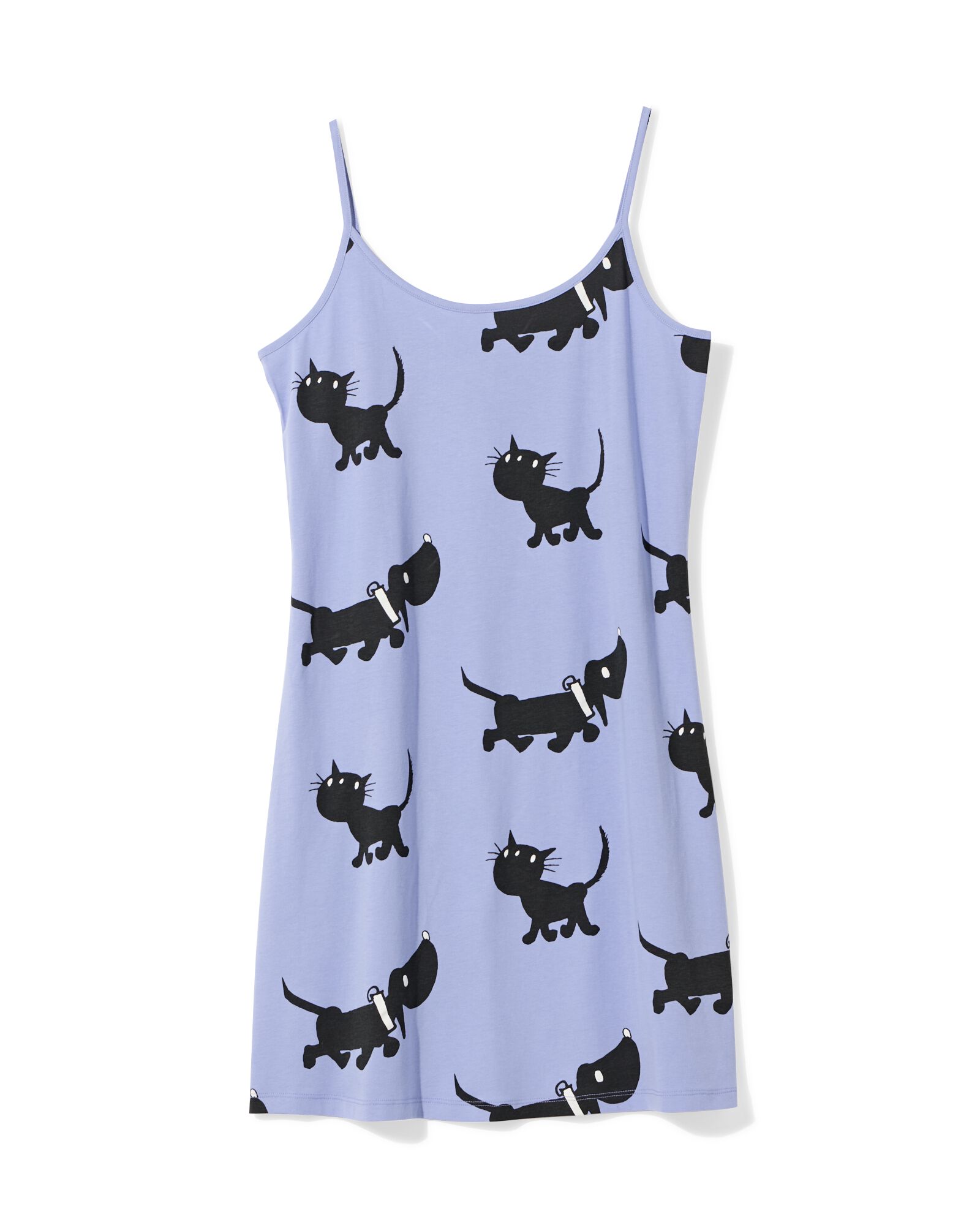 Takkie damesnachthemd  blauw - 23420175BLUE - HEMA