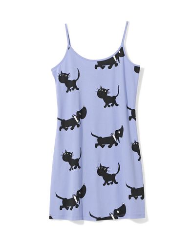 Takkie damesnachthemd  blauw - 23420175BLUE - HEMA