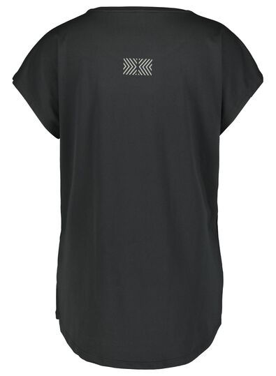 Damen-Sportshirt, recycelt schwarz XXL - 36041665 - HEMA