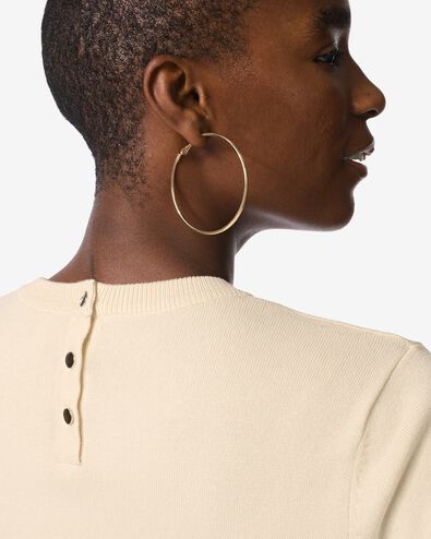 pull femme Fally blanc cassé - 36301380OFFWHITE - HEMA