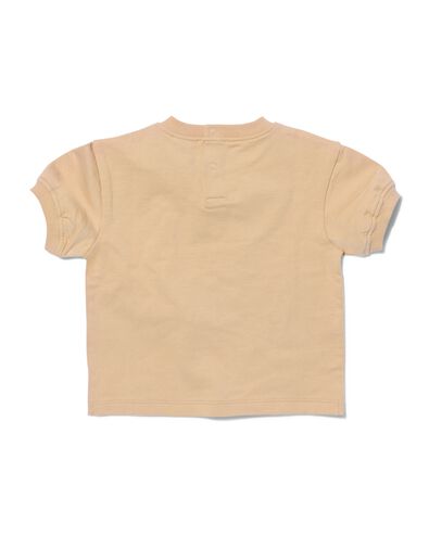 baby sweat t-shirt zand 80 - 33102254 - HEMA