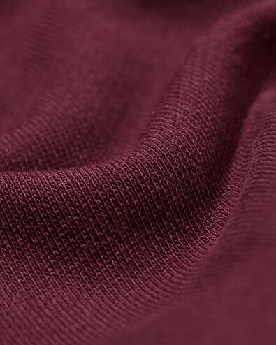 gilet tissu sweat femme bordeaux bordeaux - 36000422BURGUNDYRED - HEMA