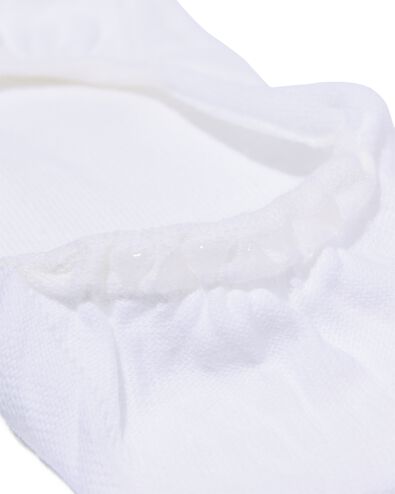 2 paires de socquettes pour sneakers femme avec bambou blanc blanc - 1000018886 - HEMA