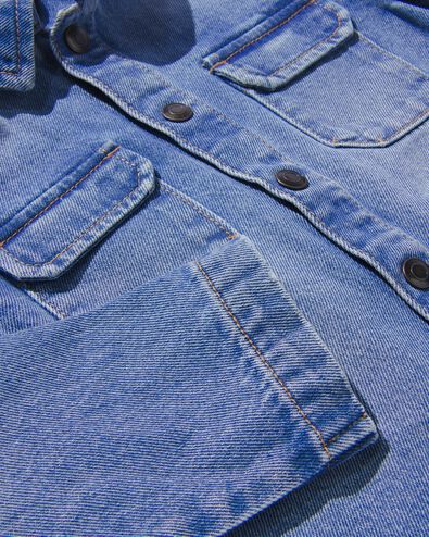 surchemise en jean enfant bleu bleu - 30776101BLUE - HEMA