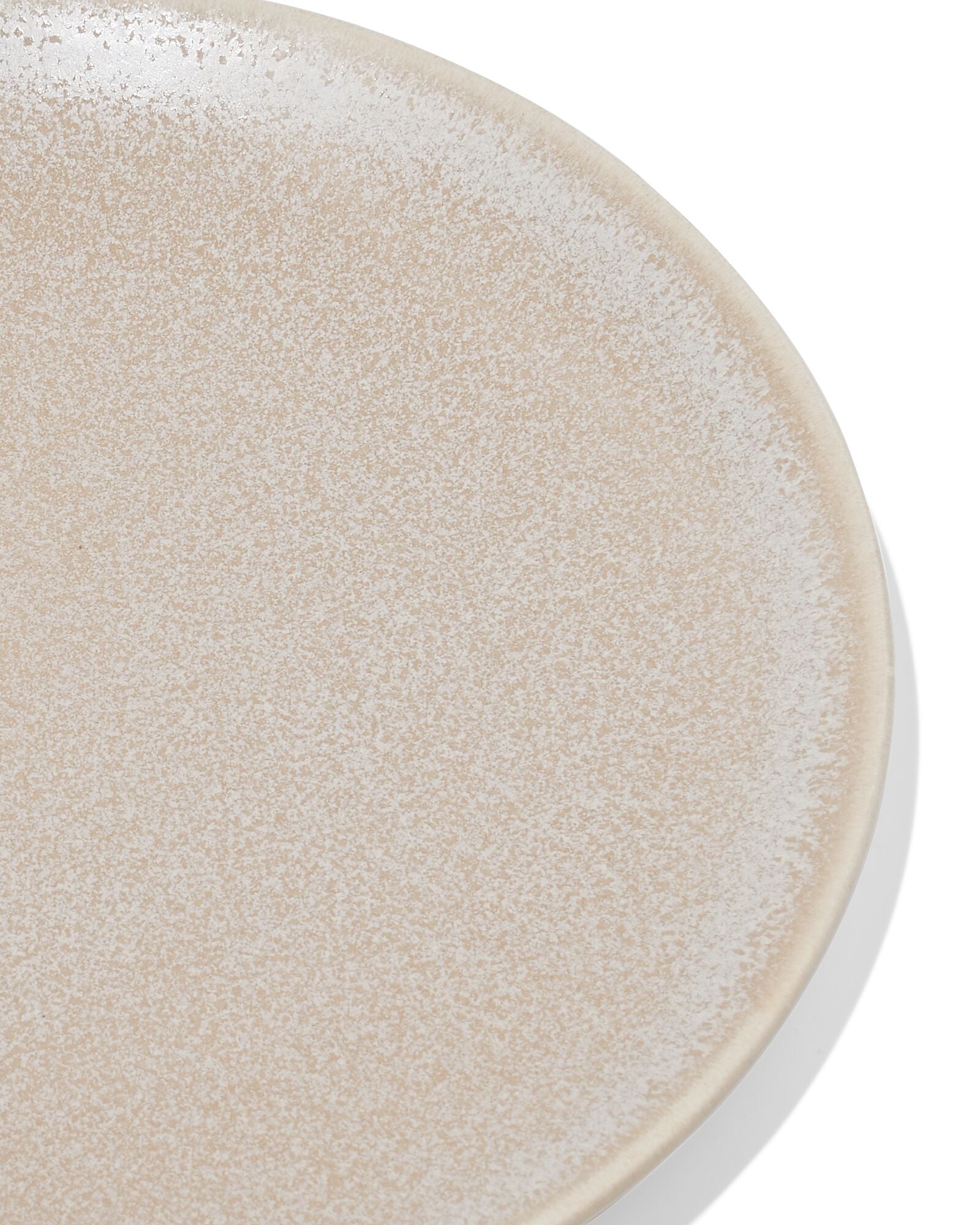 assiette &agrave; g&acirc;teau &Oslash; 16 cm Monaco &eacute;mail r&eacute;actif brun clair - 9650193 - HEMA